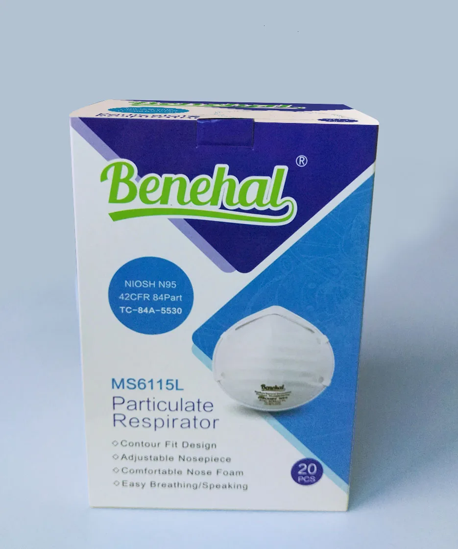 Anti-pollution Disposable NIOSH approved N95 Cup  Mask