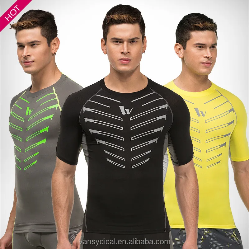 Ontvangende machine Caius luchthaven Hot Sale Men's Compression Tights Tops Short Sleeves Shirt Sports Clothes  Workout Gym T-shirt Sportswear Fitness & Yoga Wear Men - Buy Shirt For Men,Sports  Clothes,Gym Shirt Product on Alibaba.com