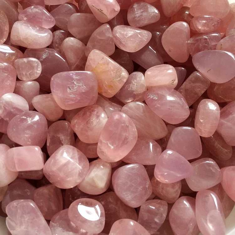 Камень розовый фото свойства Wholesale Natural Rose Quartz Crystal Tumbled Stones For Sale - Buy Tumbled Ston