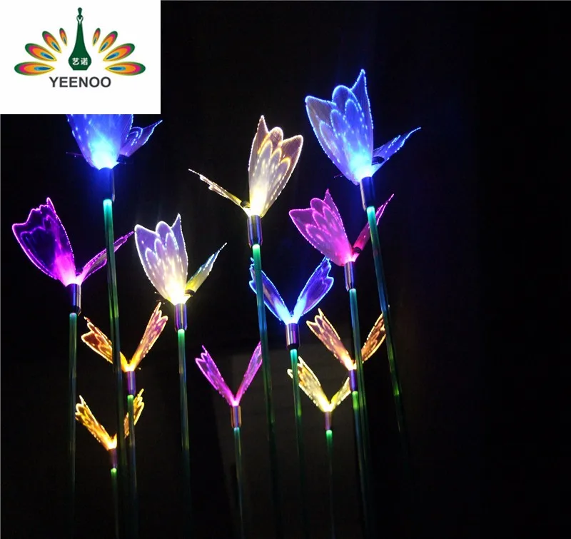 Multi-color  led butterfly holiday outdoor decorative light