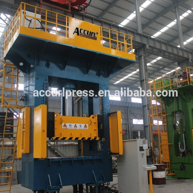 H Frame Type Ceramic Tile Making Double Action Hydraulic Stamping Press Machine