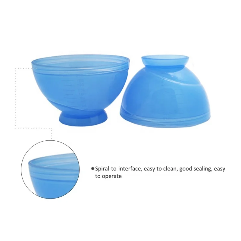 
 Профессиональный парикмахерский Стайлинг окрашенный пластиковый инструмент для салона красоты волос мерная чашка  