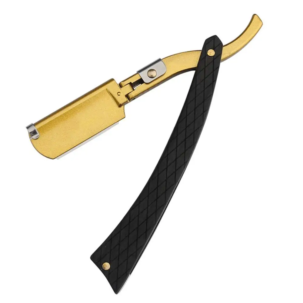 Парикмахерская бритва, профессиональная прямая бритва, ручная работа для мужского бритья с 10 лезвиями