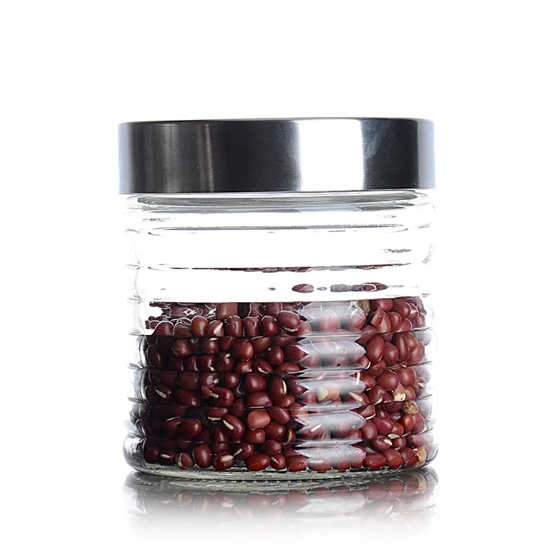 Large Capacity Nuts Tea Grains Storage Glass Jars