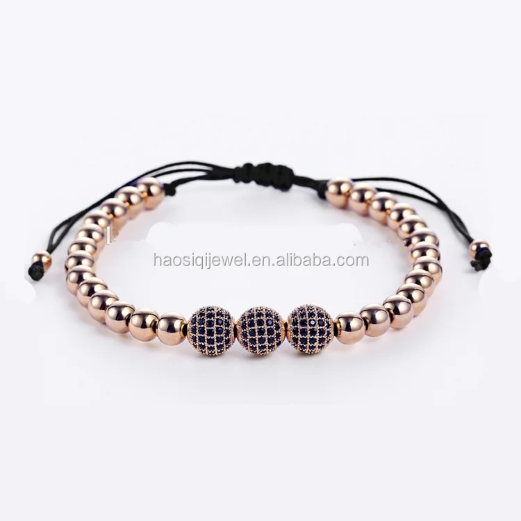Latest Products Luxury Anil Arjandas Braid Macrame Metal Bracelet