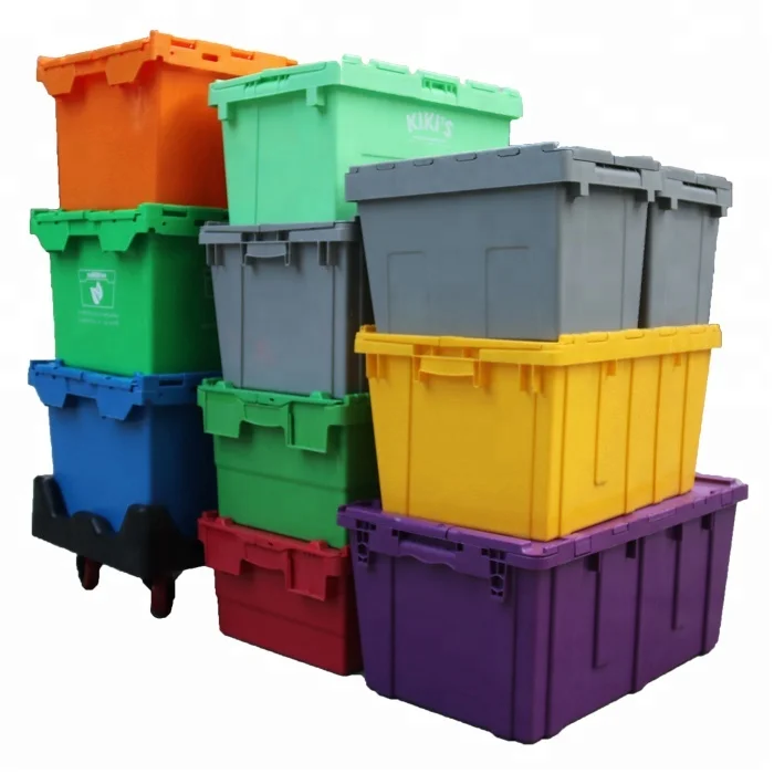 Изделия из пластмассы хранят. Жесткий контейнер. Large bins with Lids. TXTB-005 Plastic Industrial Plastic Boxes.