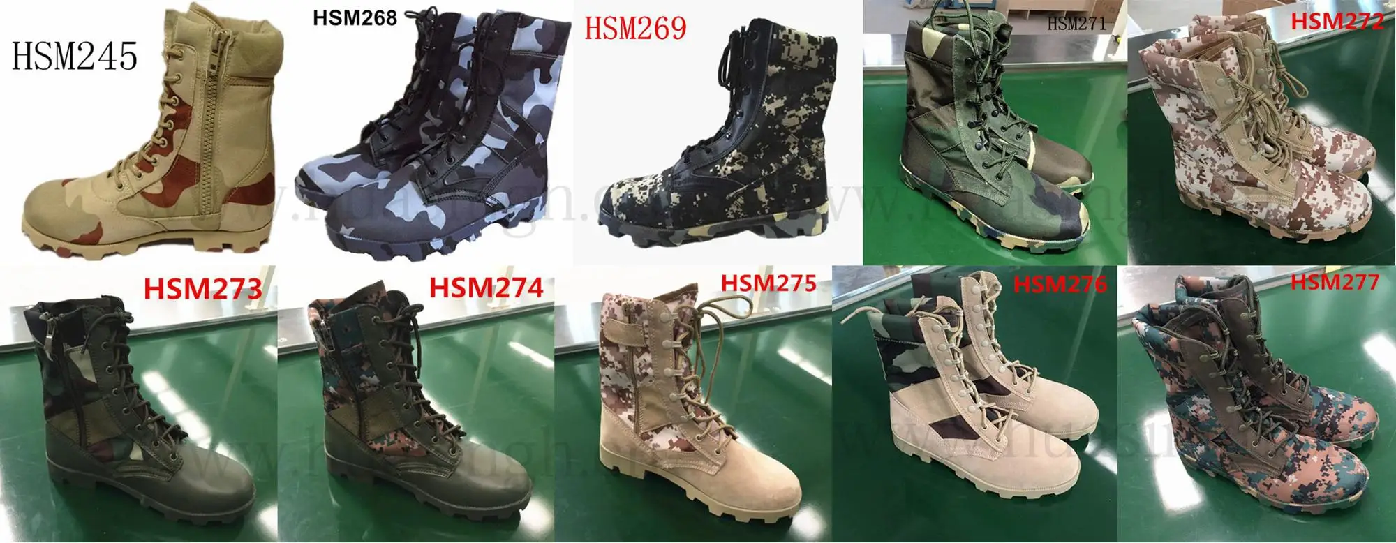 Zh,Cheap Price Dark Blue Impactproof Canvas Combat Boots Customized