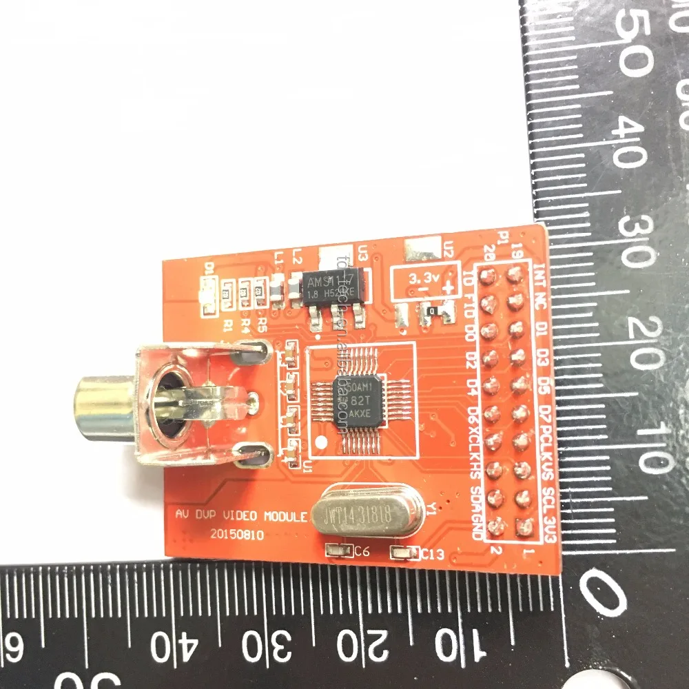Taidacent Analog L67 AV Input Camera VGA Display FPGA SDRAM PAL Video Decoding Development Board TVP5150 Module