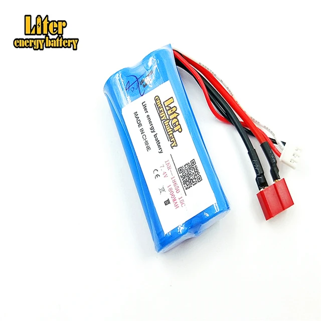 7 4 V 1800 mAh модель самолета Вертолет высокой разрядки 15c 18650 2 S 12428 RC автомобиль литиевые батареи