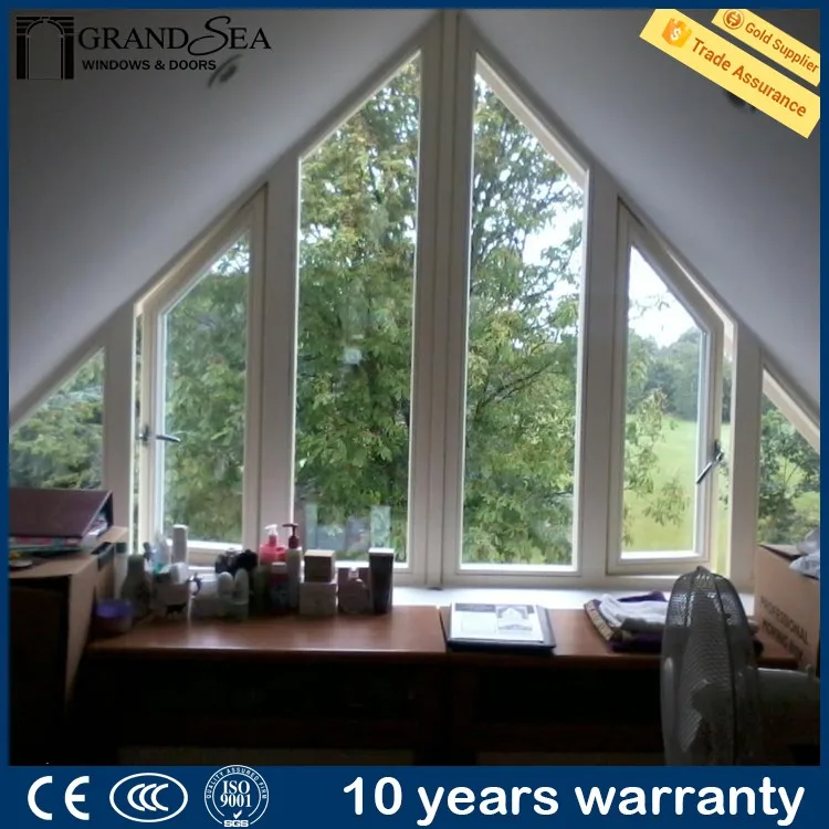 Customized Thermal Break Double Insulated Fixed Triangle Window Glass