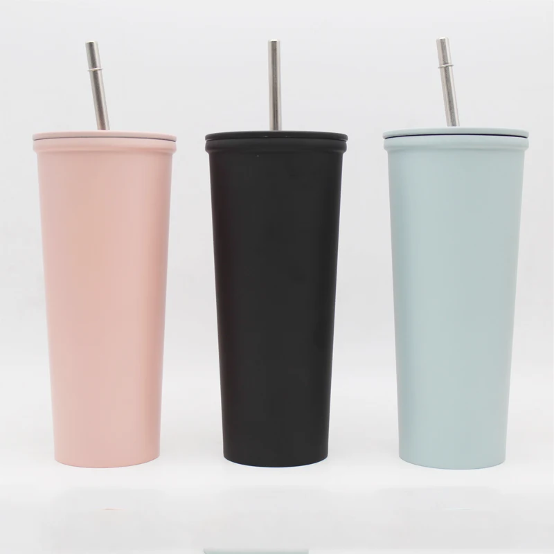 Lot De 8 Gobelets Acier Inoxydable 30 Oz Avec Poignée Et Couvercle - Isothermes