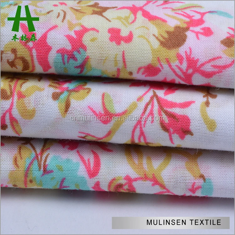 
 Mulinsen текстильный принт тканый 100 хлопок вуаль ткань для продажи  
