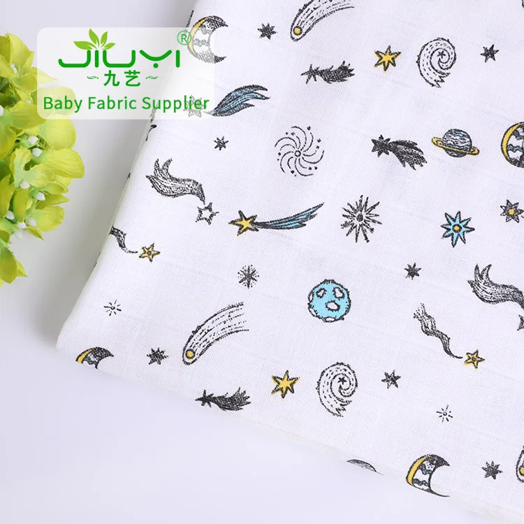 Китайский поставщик высокое качество г/кв. М простая марля египетская ткань хлопок с принтом для