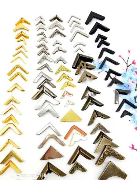 
 Лидер продаж, крафтовые металлические защитные уголки для книг, практичные товары, металлические, латунные, картонные Защитные уголки  