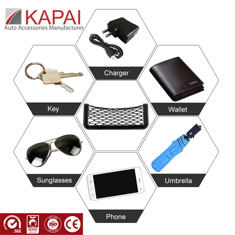 Держатель карманная наклейка сетка для автомобиля Органайзер хранения на сиденье в