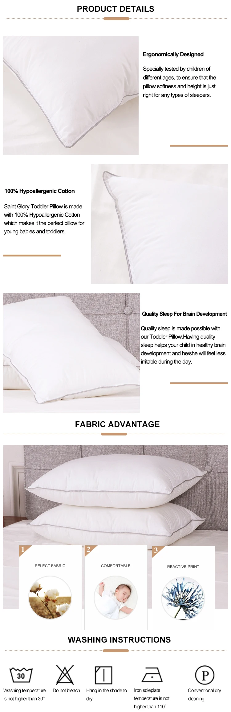 Wholesale Soft White Home Cotton 100 Polyester Fiber Bed Pillow For Sleeping Comfortable Buy