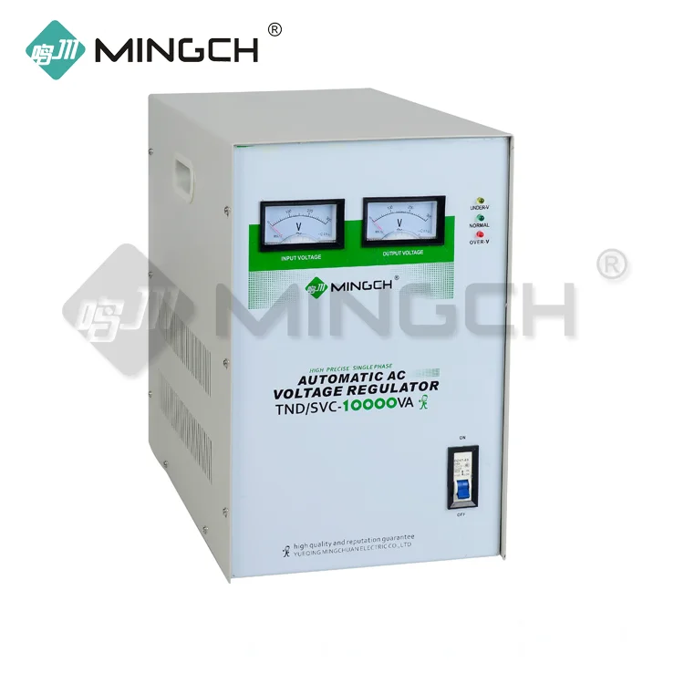 Plastic Panel Design 1K 2K 3K 5K 7K 10K 220v Single Phase Servo Stabilizer