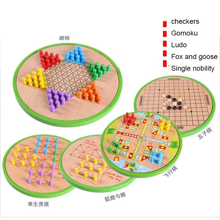 Оптовая продажа шашки 5 в 1 для самолета шахматы разных игр