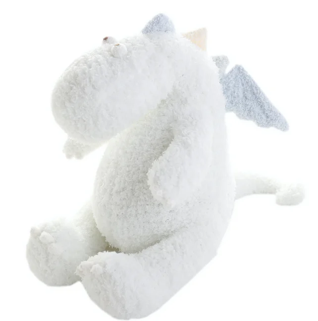 white dinosaur plush