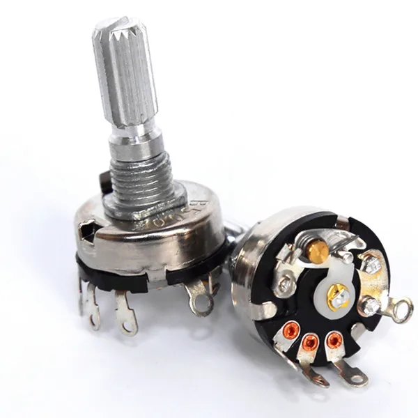 RV17 Rotary 100k Dimmer Potentiometer Rotary Potentiometer with on off Switch