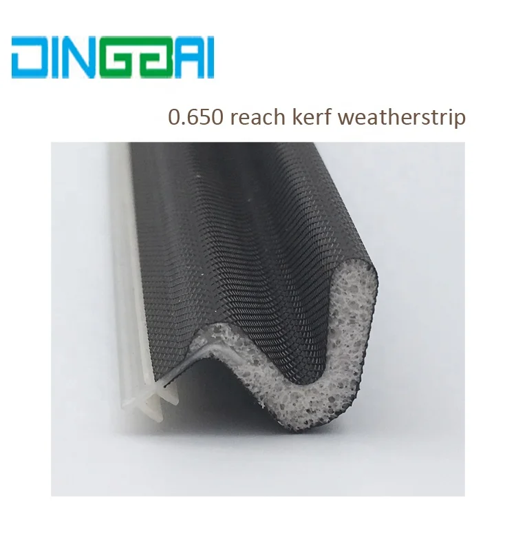 reach kerf weatherstrip for wood door frame/ poly urethane foam
