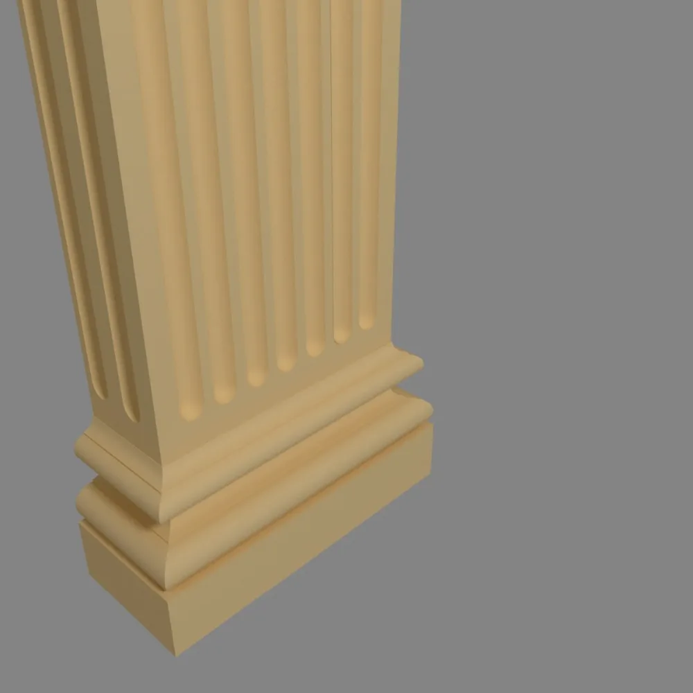 Custom Statue Marble Corinthian Pilaster