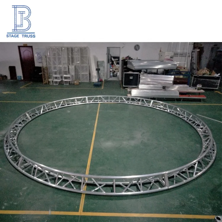 Aluminum Rotating Lighting Circle Display Truss Curve Truss  for bar DJ Booth Lighting Show