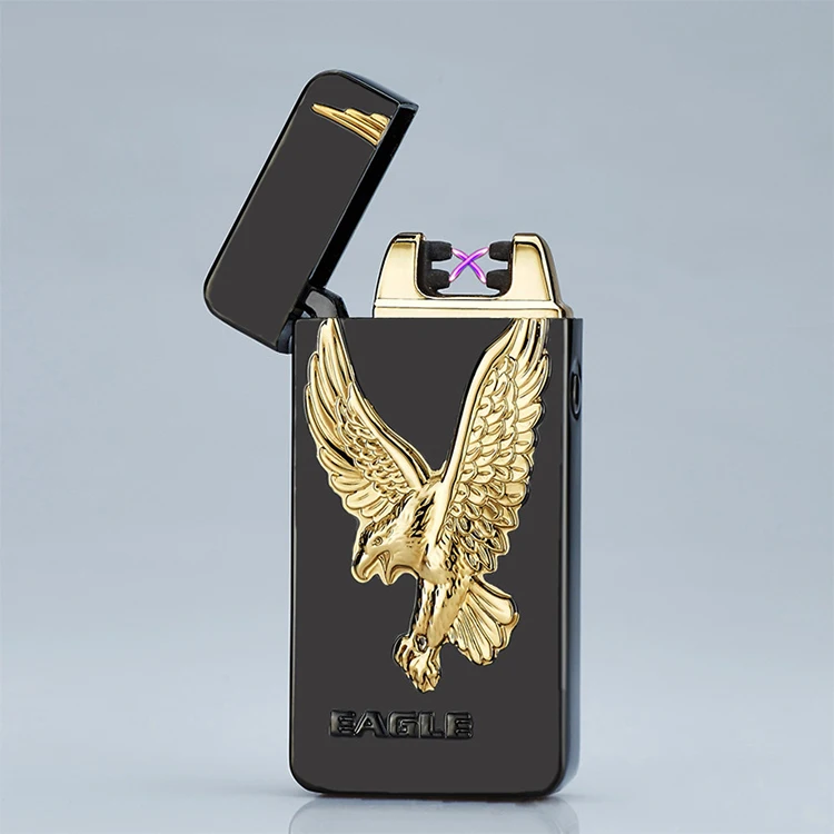 usb烟管三重火石电火花打火机,带双弧的usb充电无焰炉灶打火机 - buy