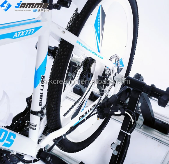 Increíble interior 9D VR bicicleta máquina de juego/simulador VR