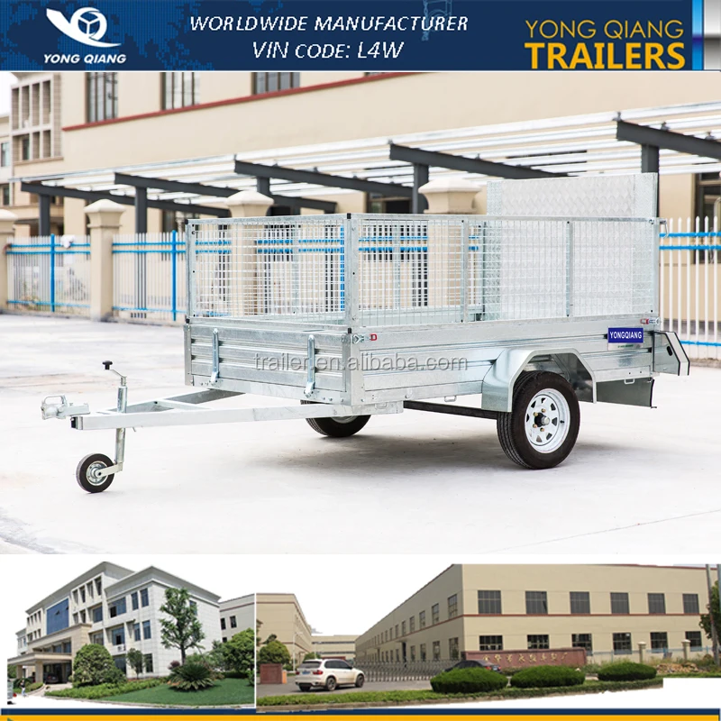 8x5 4x6 5x7 3x5 4x7 Aluminium Ramp Cage Box Utility ATV Trailer