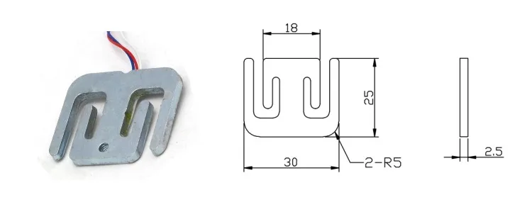 GML671 Flat 50kg Micro Load Cell Sensor for smart litter box
