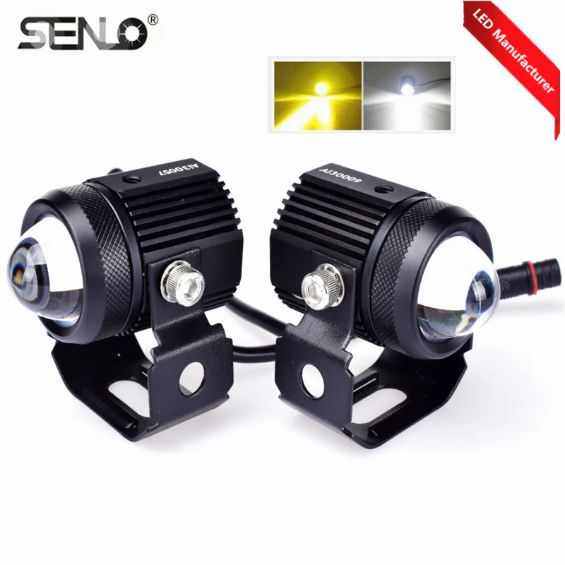 
 Горячая Распродажа мини-фары дальнего света фары рабочего света H4 H6 T19 дальний/ближний свет светодиодные противотуманные фары для мотоцикла ATV SUV трактора яхты  