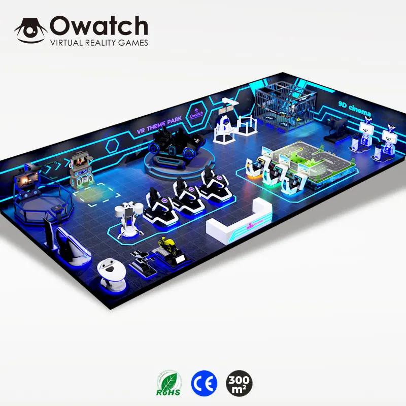 Гуанчжоу Owatch VR Закрытая игровая зона, аркадные игры от производителя, игровая зона VR 9d, кинотеатр виртуальной реальности