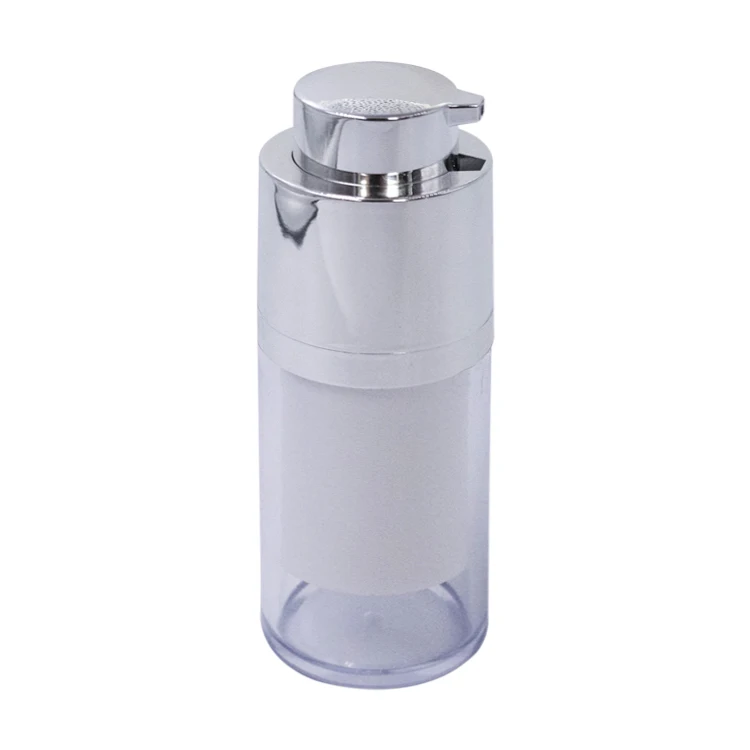 Download Wholesale Cosmetic Packaging Suppliers Airless Pump Bottle 15ml Shiny Silver Twist Up Airless Cosmetic Airless Bottle Buy Airless Bottle Packaging Cosmetic Airless Bottle Top Popular New Fashion Cosmetic 15ml Airless Bottle Tube For Good