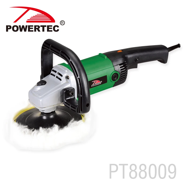 
 POWERTEC 180 мм 1200W профессиональный электрический шлифовальный инструмент, ручная щетка для чистки  