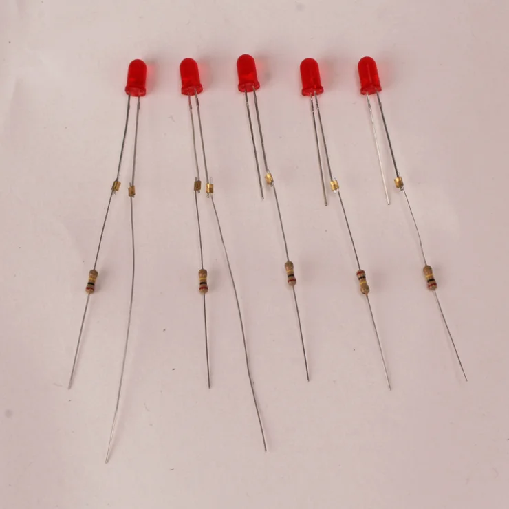 Diode LED 8mm, Rouge diffus