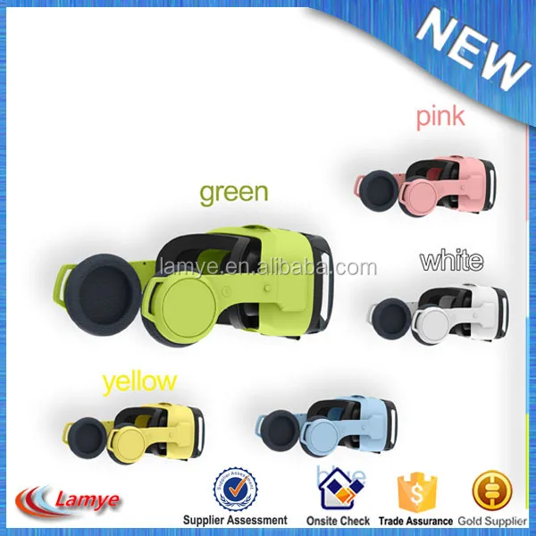 2017 Virtual Reality 3D Glasses HiFi Earphone Headset Support Playing Game