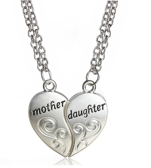 Popular Mother Daughter Necklace Love 