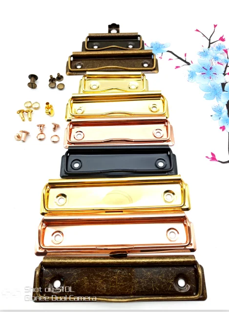 Изготовленный на заказ металлический держатель для бумаги винтажный медный письменной доски креативный Связыватель «сделай сам»