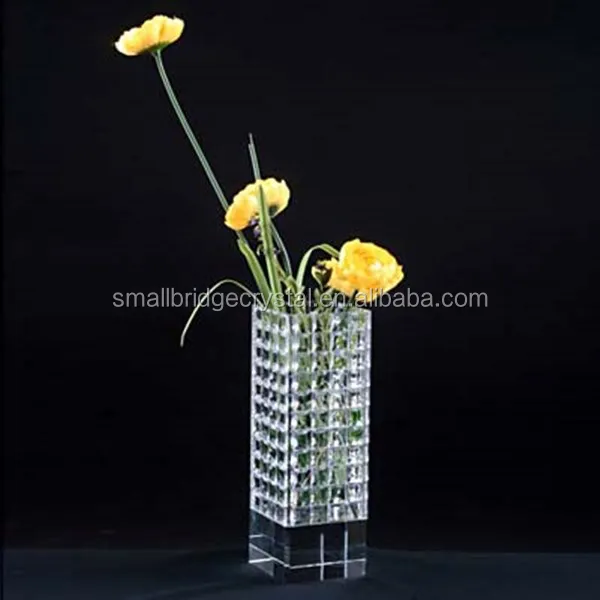 cheap crystal vase for table decoration