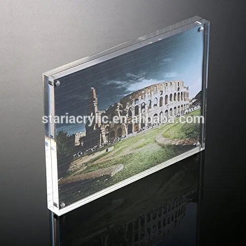 4x6 Inches Clear Acrylic Photo Frame Photo Block With