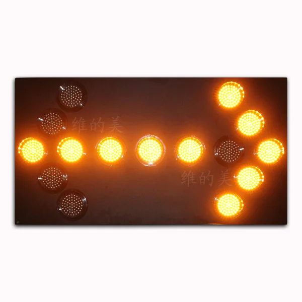 European Market Road Security Indicator LED Arrow Traffic Road Board Signs