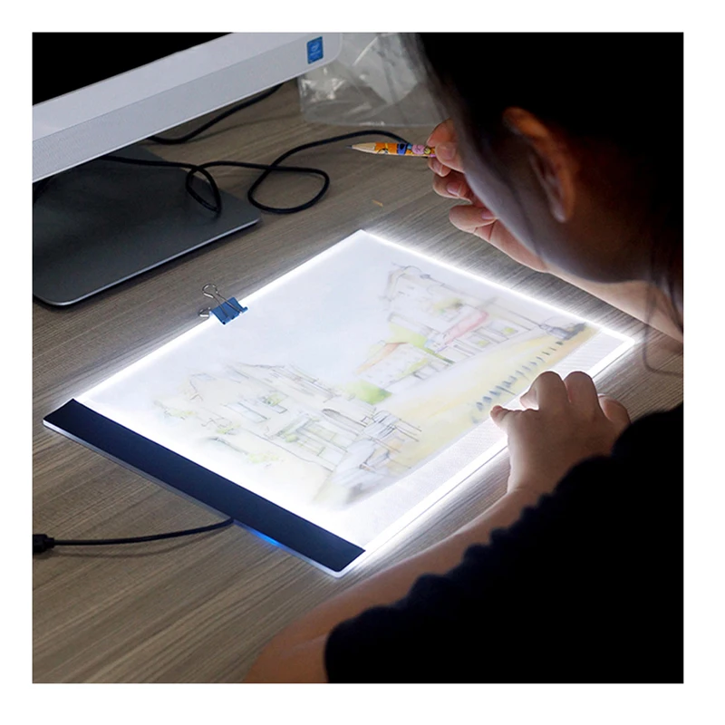 diy diamond painting a4 led light