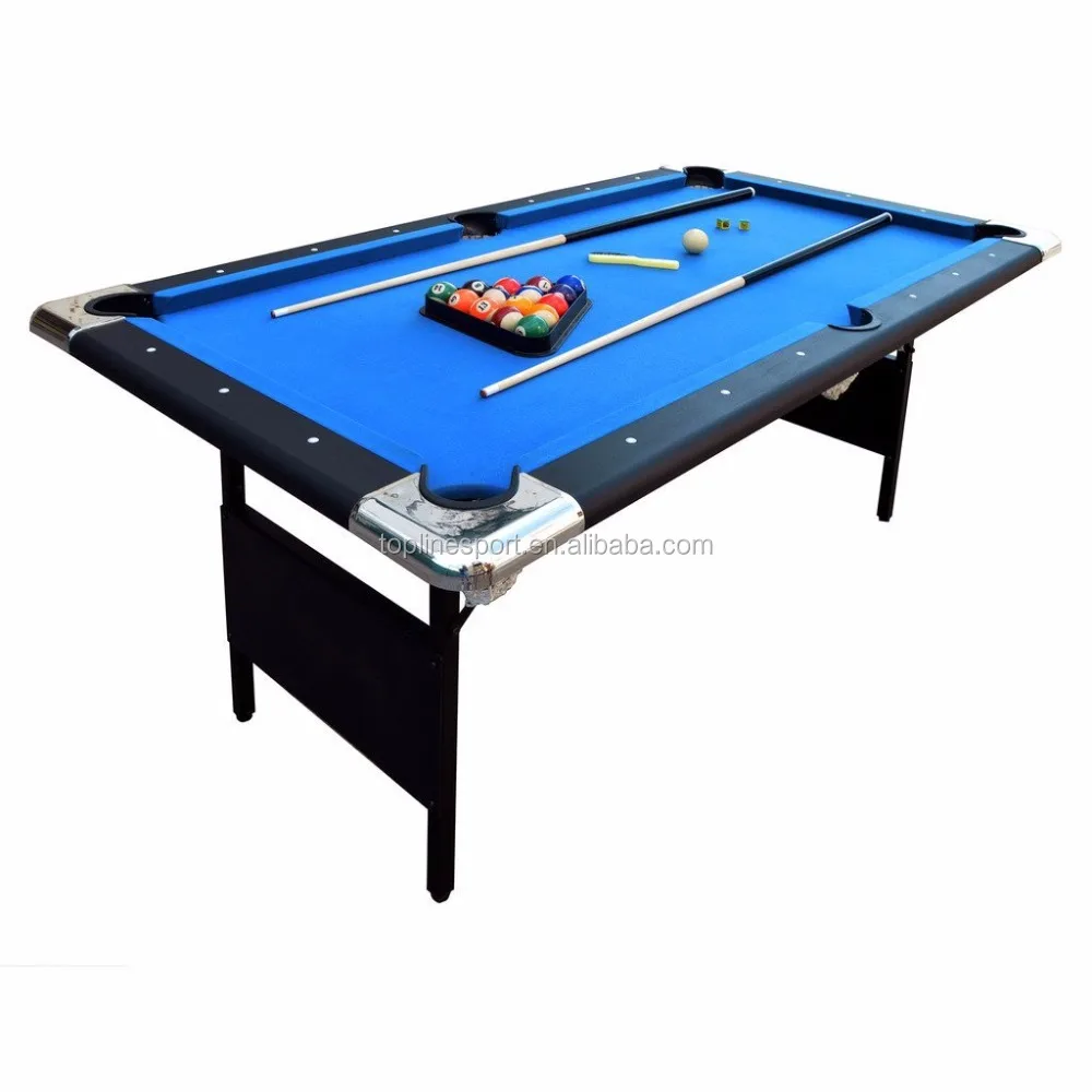 6ft7ft Foldable Metal Leg Pool Table Tp 28412 Buy Pool Table