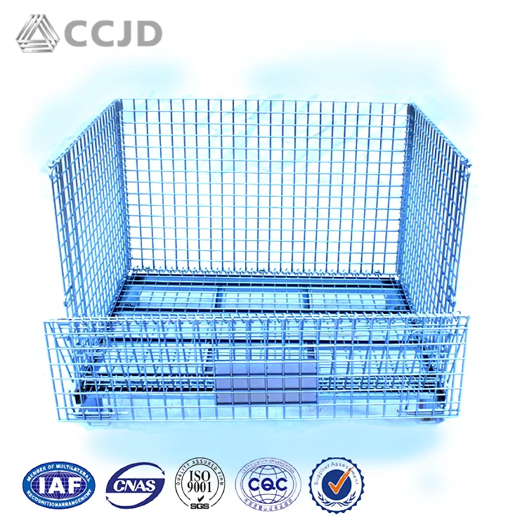 
Клетка из нержавеющей стали, клетка для поддонов для запирающегося хранения, клетка с колесами, сетчатая корзина с крышкой 
