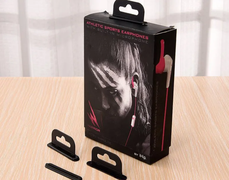 Горячие продажи пластиковые черные евро повесить крючки для упаковочная коробка