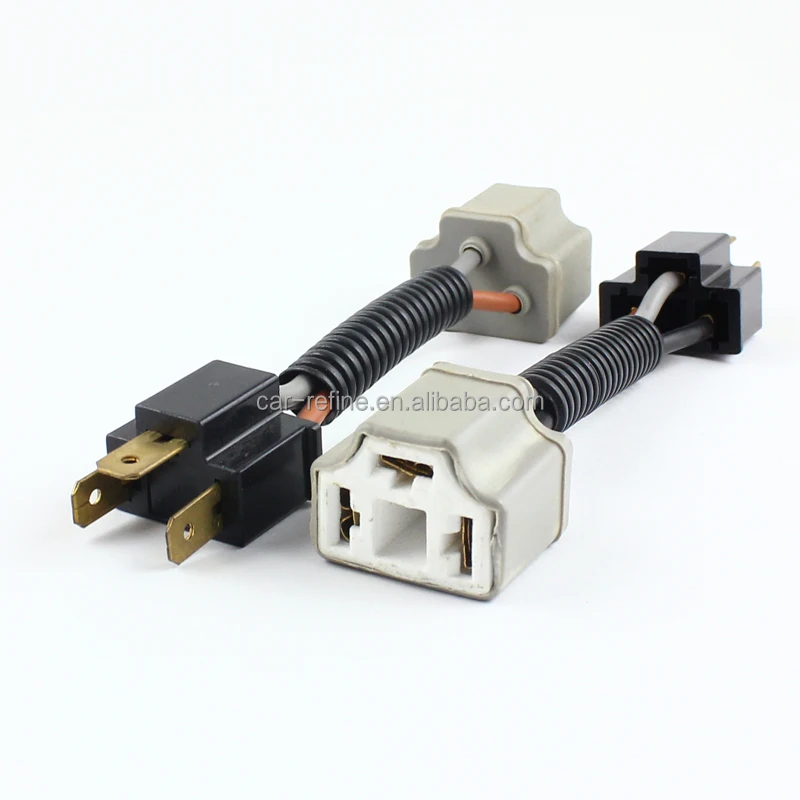 1x H4 9003 HB2 HID MALE connectors connector Plug wire 