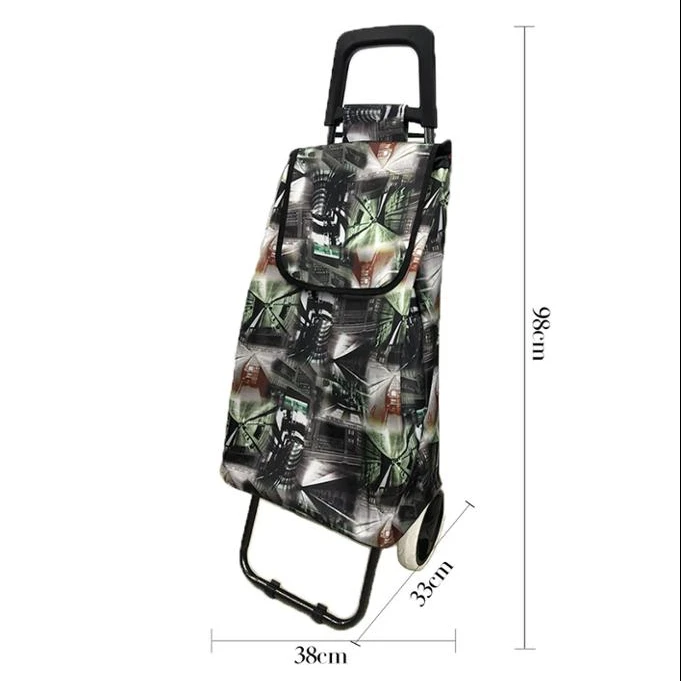 Tassen & portemonnees Bagage & Reizen Rolkoffers Portable Folding Shopping Trolley Bag 