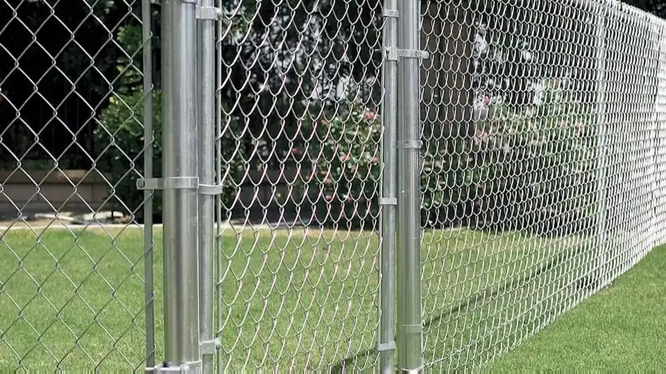 Galvanized Iron 10x10 Chain Link Fence Panels