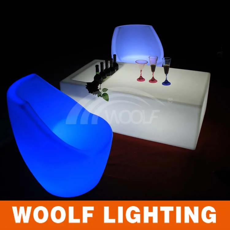 led ice bucket table